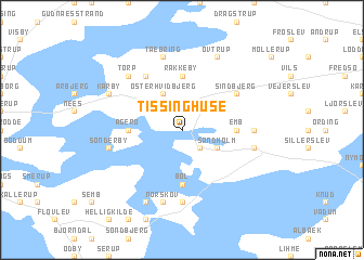 map of Tissinghuse