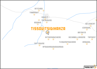 map of Tissouit Sidi Hamza