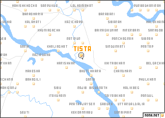 map of Tīsta