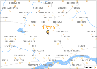 map of Tisted