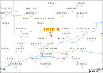 map of Tistrup