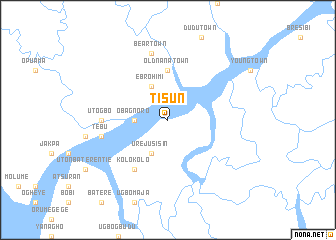 map of Tisun