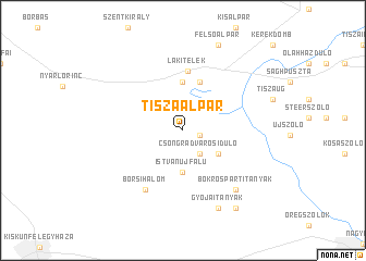 map of Tiszaalpár