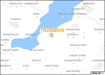 map of Tiszaderzs
