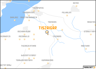 map of Tiszaigar