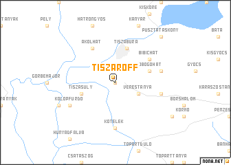 map of Tiszaroff