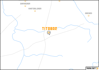 map of Titābar