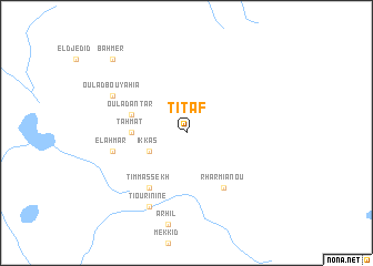 map of Titaf