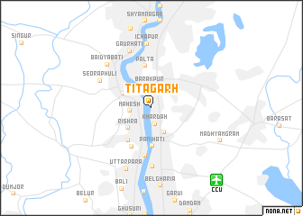 map of Titāgarh
