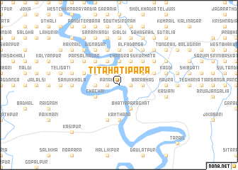 map of Titāhātipāra