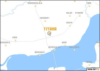 map of Titama