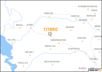 map of Titanic