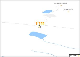 map of Titan