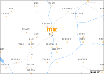 map of Titao