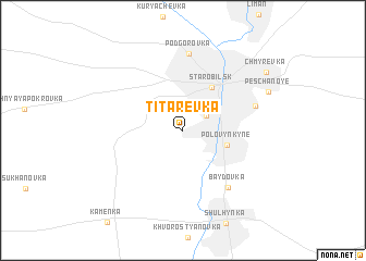 map of Titarevka