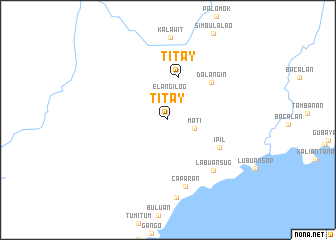 map of Titay