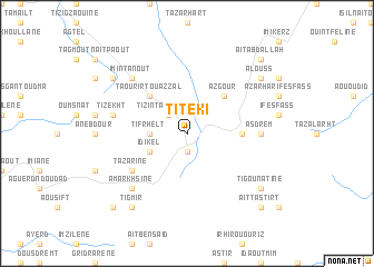 map of Titeki