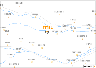 map of Titel
