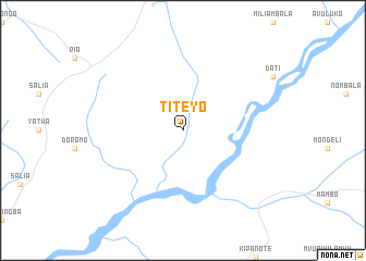 map of Titeyo