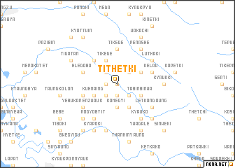 map of Tithetki