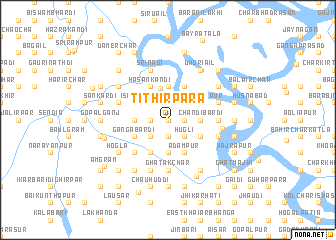 map of Tithirpāra