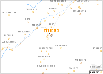 map of Titiara