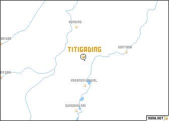 map of Titigading