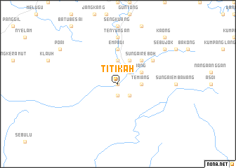 map of Titikah