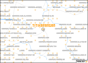 map of Titi Karangan