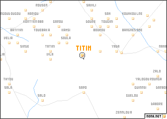 map of Titim