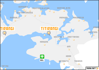 map of Titirangi