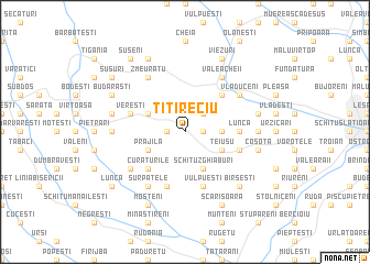 map of Titireciu