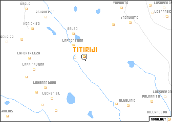 map of Titiriji