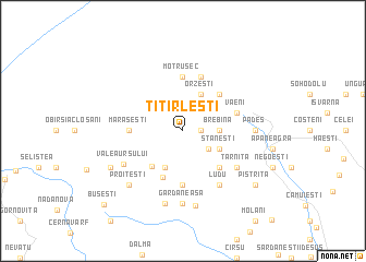 map of Titirleşti