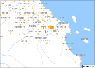 map of Titisan