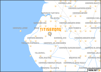 map of Titi Serong