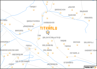 map of Tītkānlū