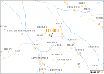 map of Tītkan