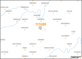 map of Titkan