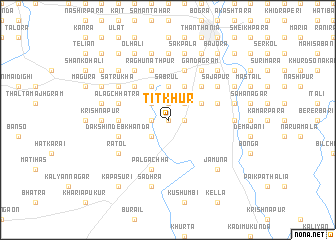 map of Titkhur