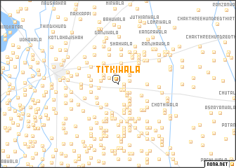 map of Titkīwāla