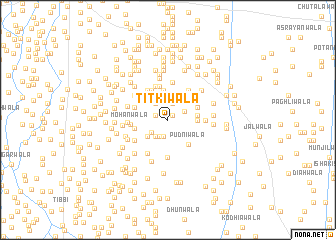 map of Titkīwāla