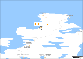 map of Titlvika