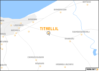 map of Tit Mellil