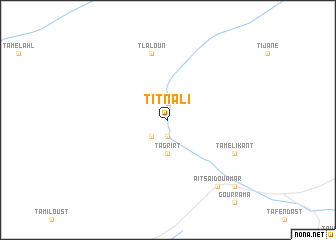 map of Tit nʼAli