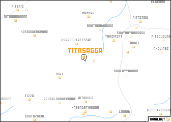 map of Tit-n-Sagga