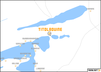 map of Titolaouine