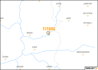 map of Titong