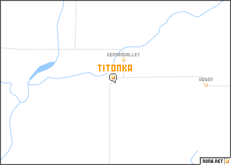 map of Titonka