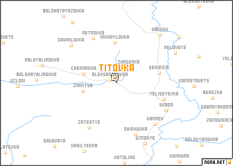 map of Titovka